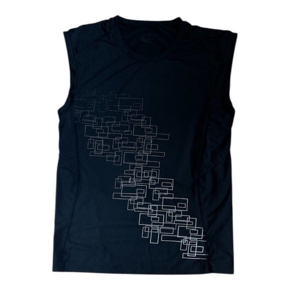 Black ALONE tank top, size L - Picture 3 of 5